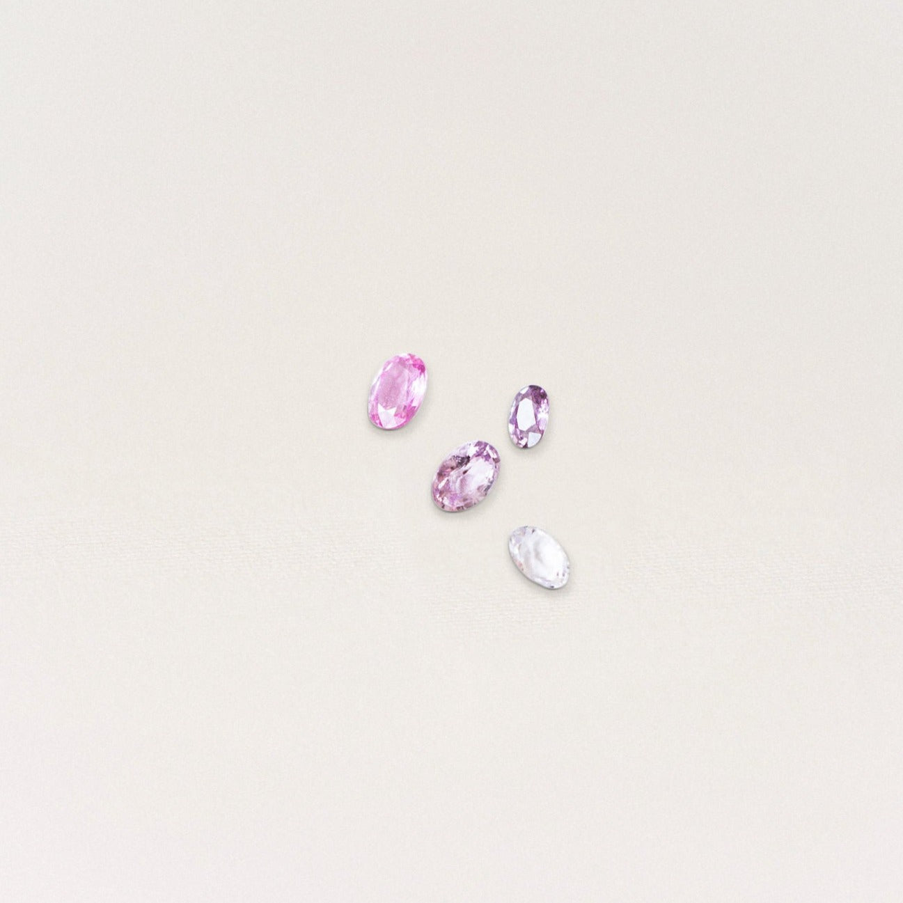 sapphire ring - sapphire engagement ring - three stone sapphire ring - pink sapphire ring