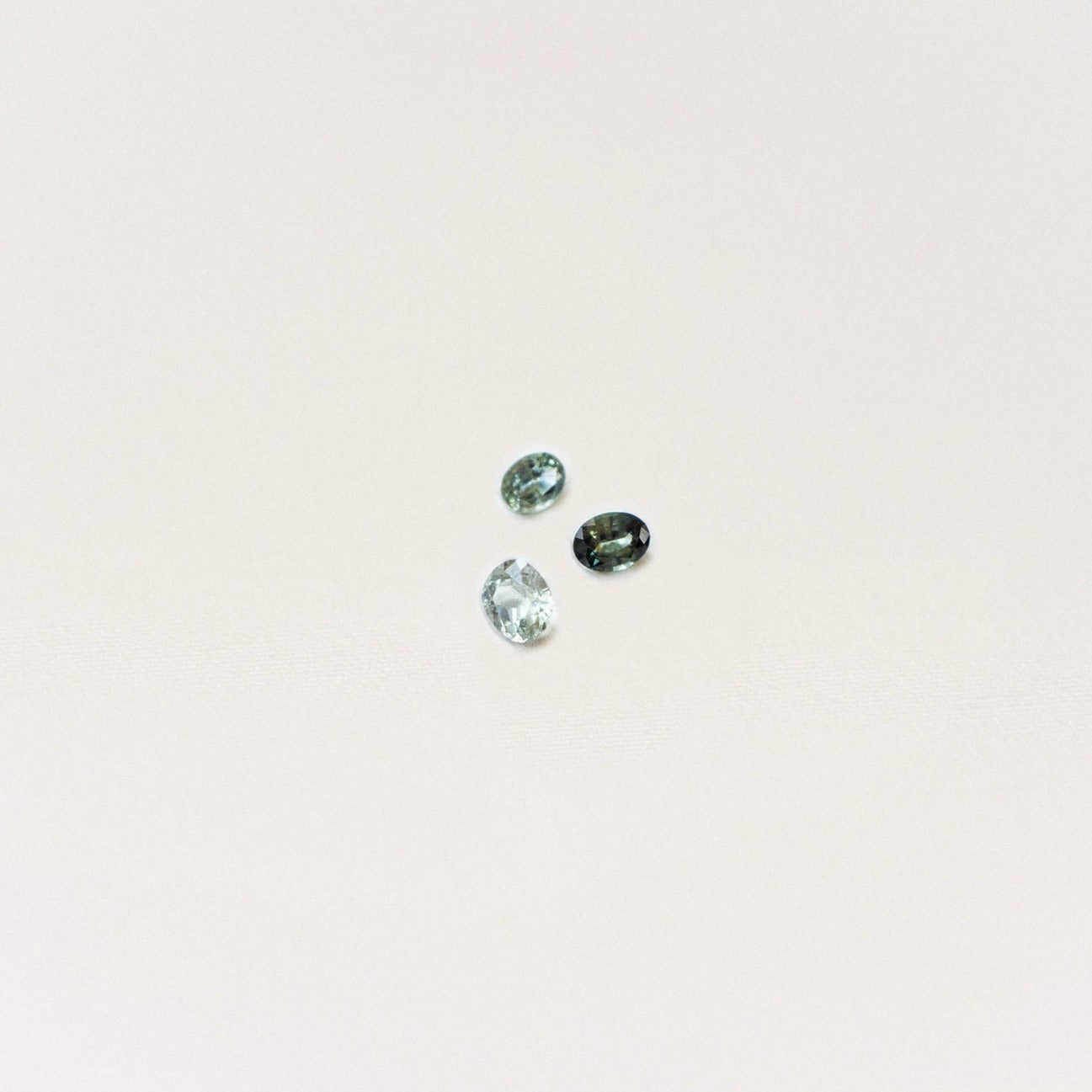 green sapphire ring - teal green sapphire ring