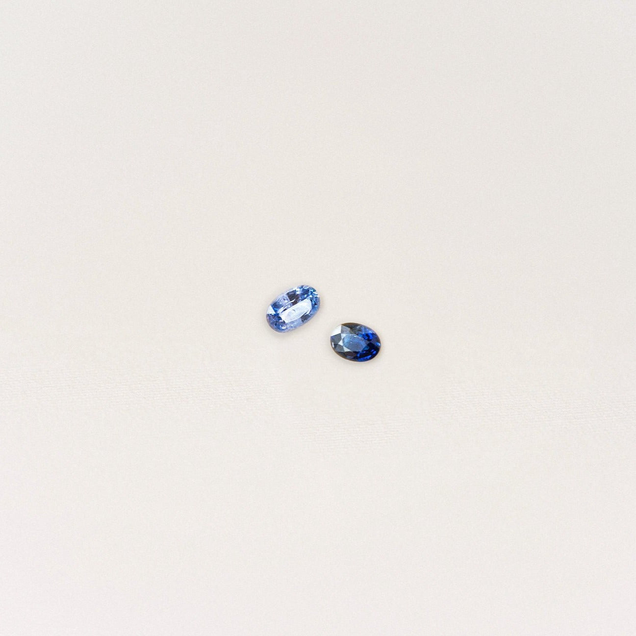 sapphire ring - sapphire engagement ring - three stone sapphire ring