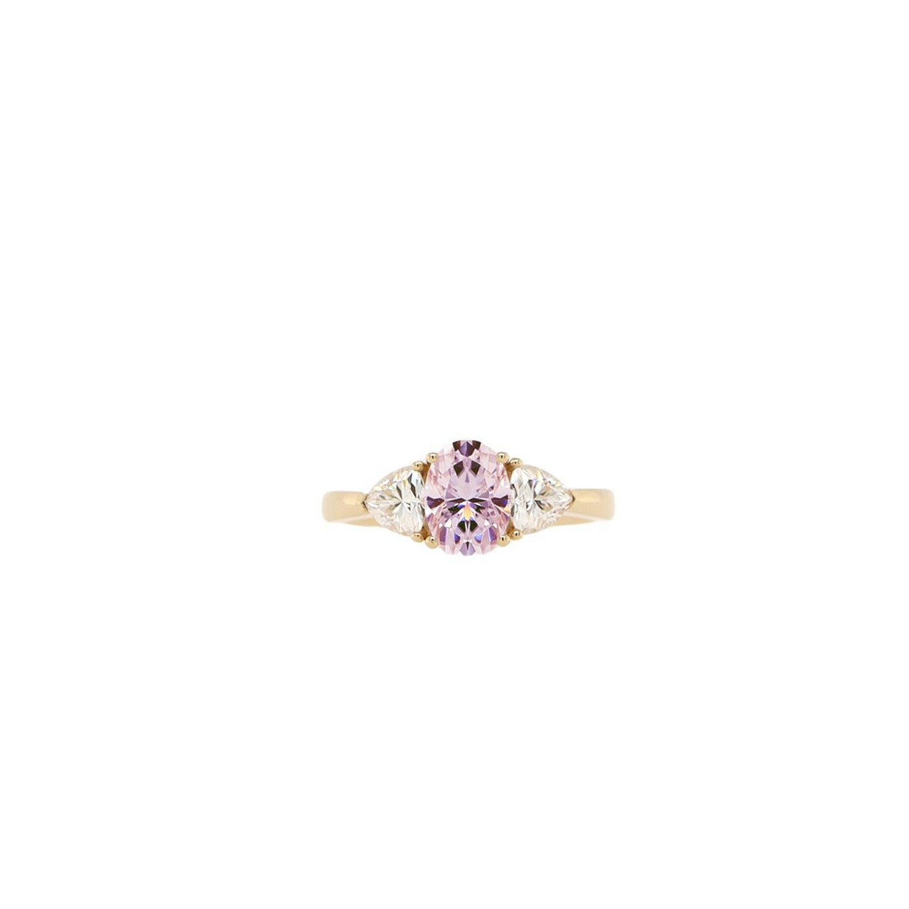 sapphire ring - sapphire engagement ring - three stone sapphire ring