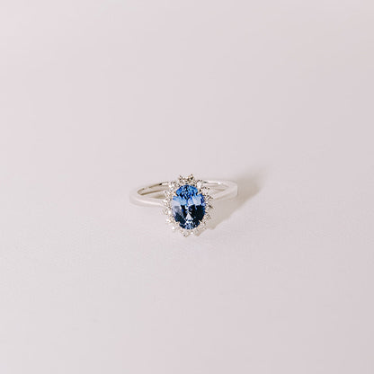 Princess Diana blue sapphire ring