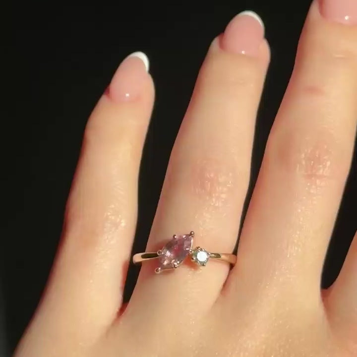two stone ring